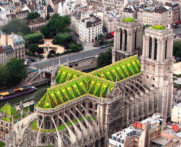 Notre-Dame Paris concours international architecture Londres Royaume-Uni Flèche