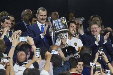 Parejo soulève la Copa del Rey