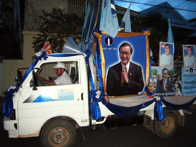 sam rainsy opposition Cambodge