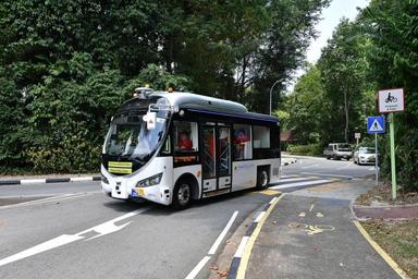 bus autonome Sentosa Singapour