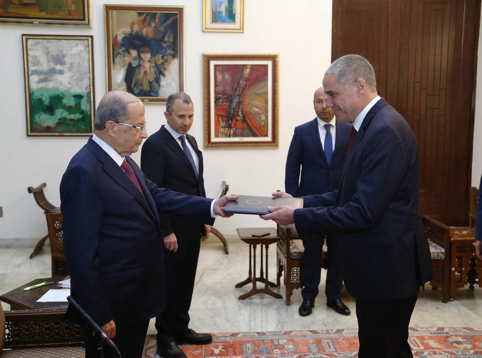 ambassadeur, Union européenne au Liban, Ralph Tarraf, Liban, Aoun