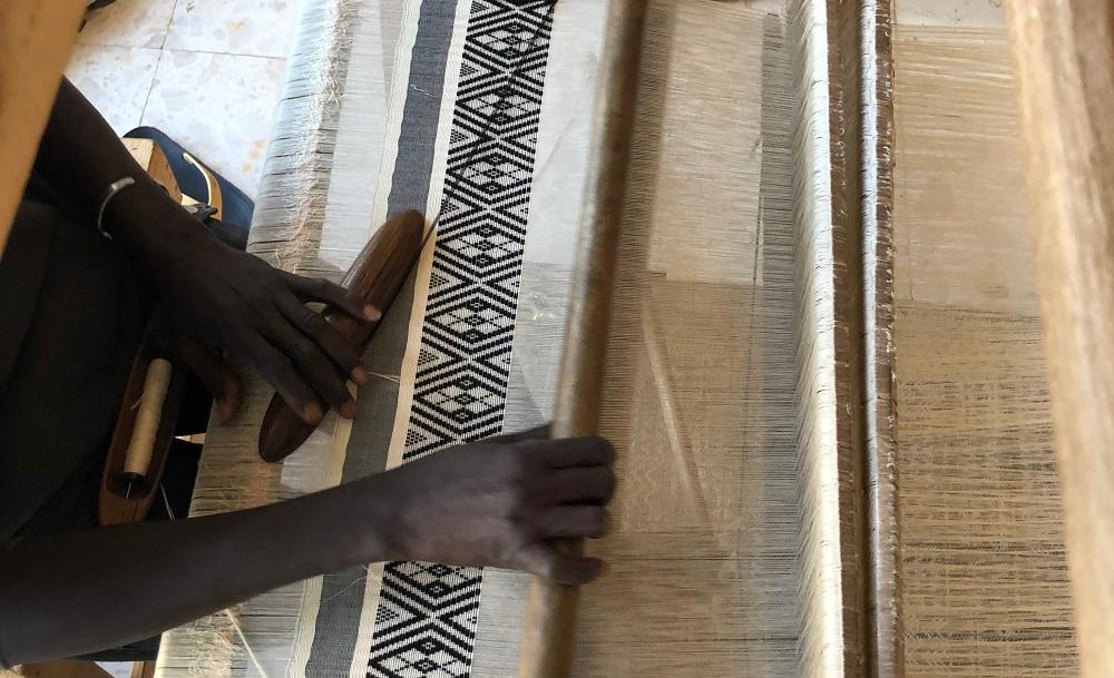 pagne tisse tisserand senegal dakar manjak
