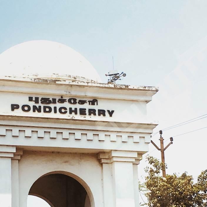 pondichéry entrée ville