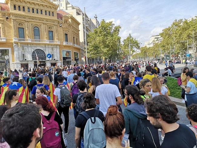 manifestation barcelone