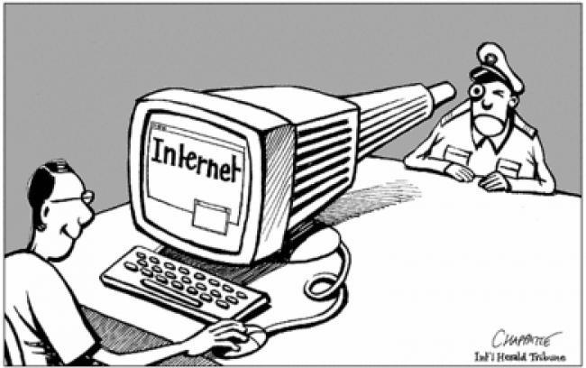 Dessin de Chappatte - DR - internet en Birmanie