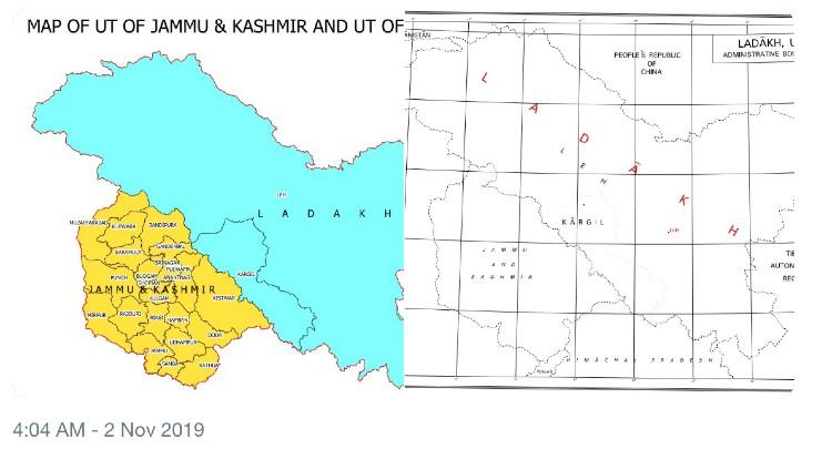 Jammu Kashmir Ladakh territoires