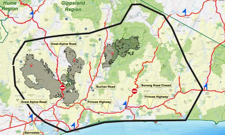 gippsland incendies