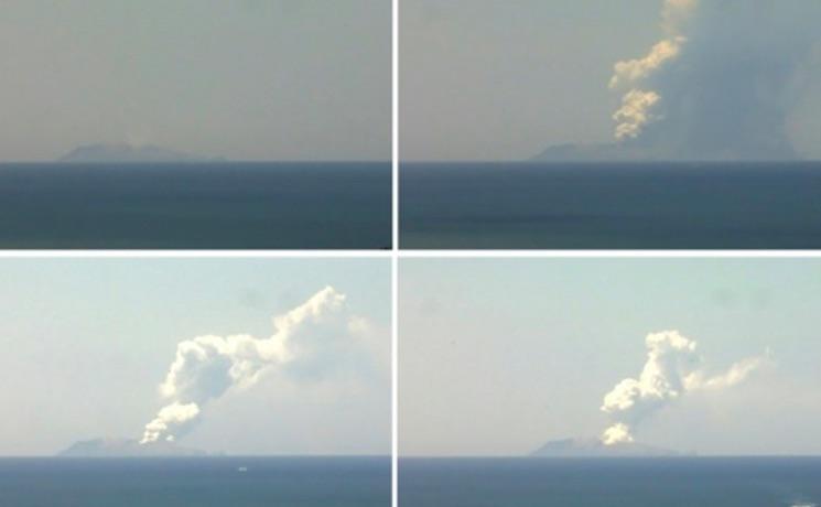 White Island irruption NZ