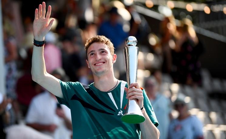 Ugo Humbert champion Auckland