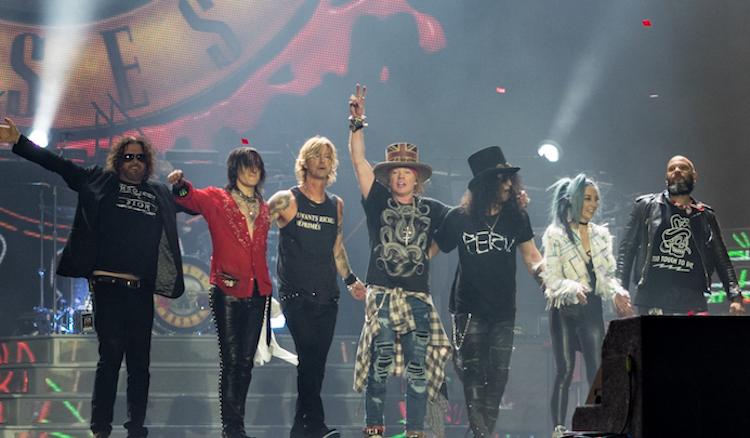 GUNs N ROSES londres tournée européenne axl Rose