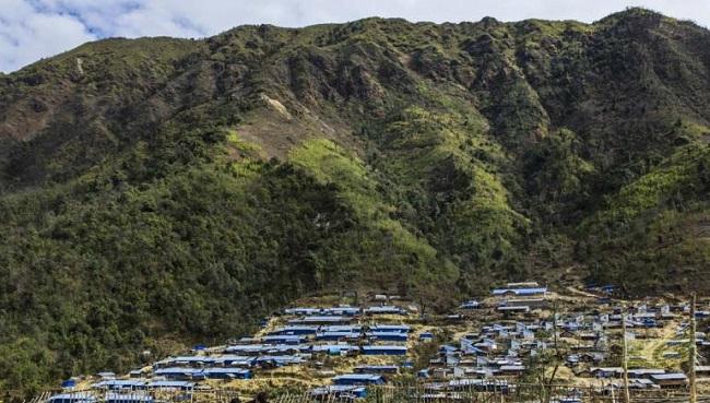 Le village de Chipwi, dans l'état de Kachin, en Birmanie