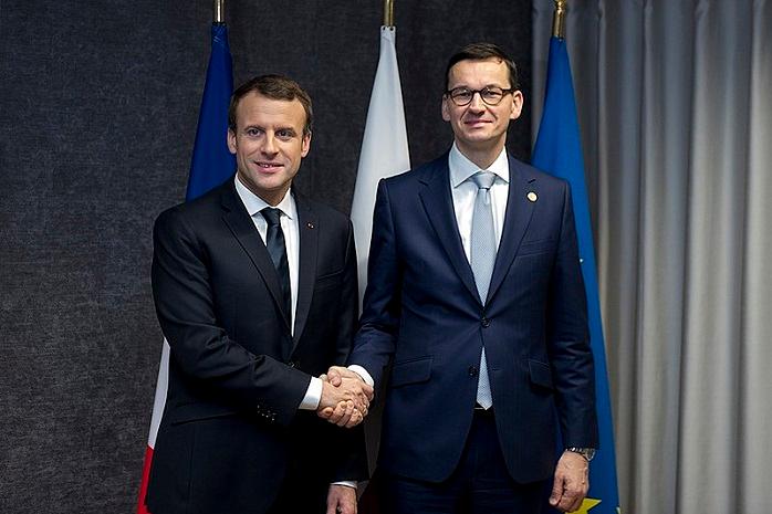 Visite Macron Pologne Morawiecki 