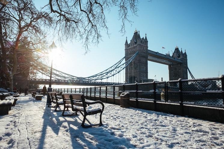 Londres chutes neige météo 