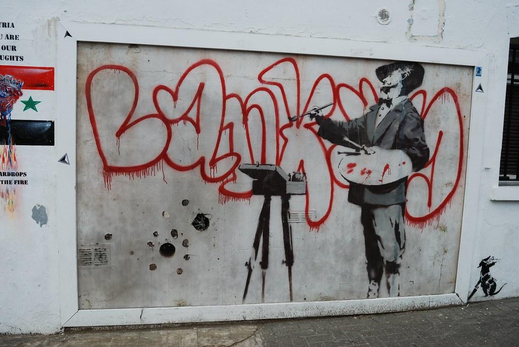 Banksy Londres graffiti oeuvres artiste