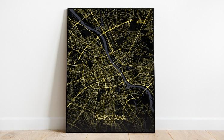 carte Varsovie Maposphères