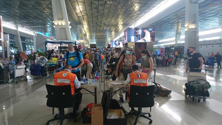 rapatriement Jakarta Covid