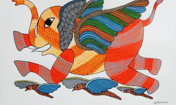 art tribal indien gond