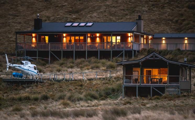 Minaret Lodge hélico nz