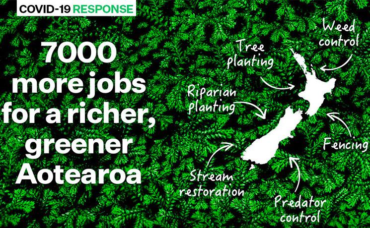 Parti Vert emplois nature relancer économie