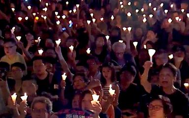 veillée tiananmen Hong Kong