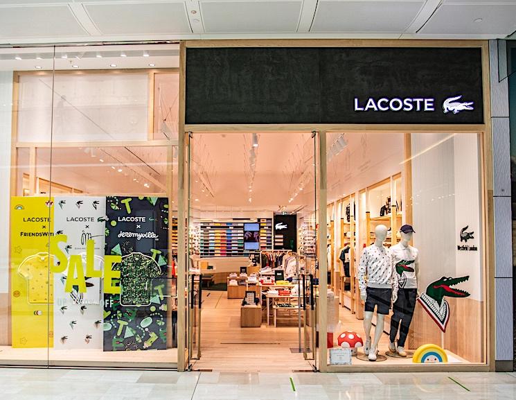 Lacoste réouverture boutique sécurité