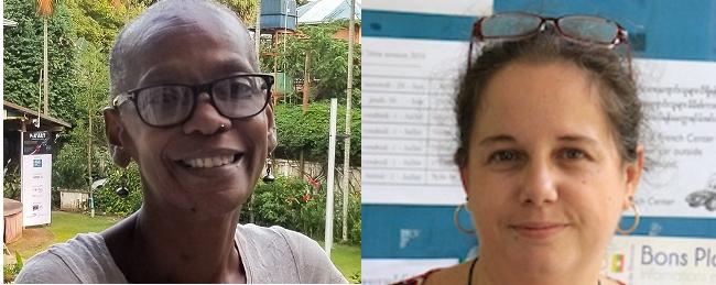 Rose-Marie Lormel et Roselyne Kyaw Turco conceptrices pédagogiques français cursus scolaire birman