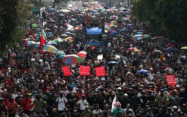 Manifestation 14 octobre Bangkok