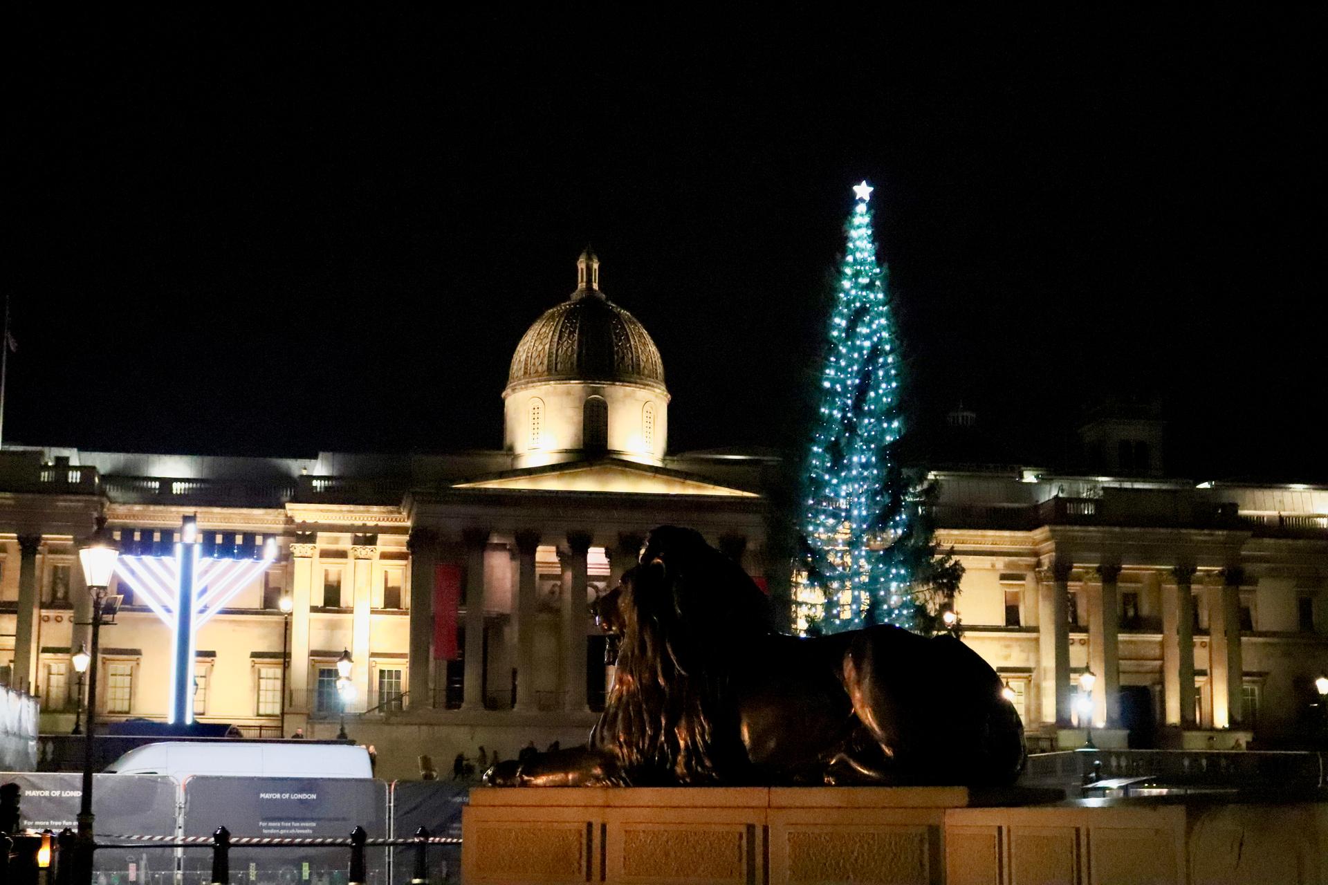 trafalgar sapin noel londres déception 