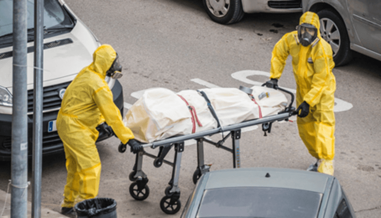 Covid tué une personne sur quatre