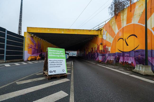 Une déchetterie à Copenhague qui pratique le recyclage