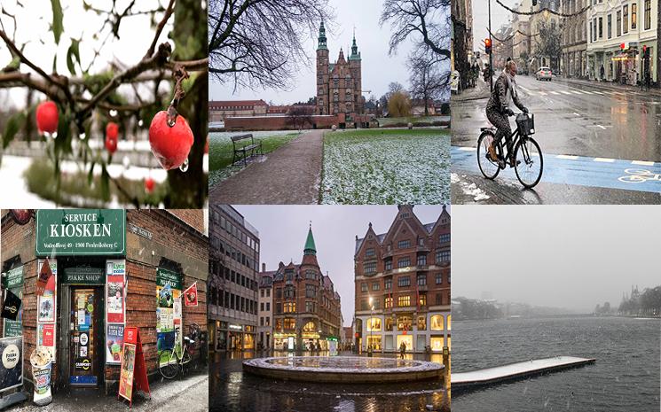 neige Copenhague janvier 2021 blanc luge société danoise 