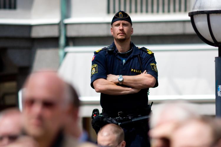 Un policier à Helsingborg en Suède. Photo: Håkan Dahlström, Wikimedia Commons