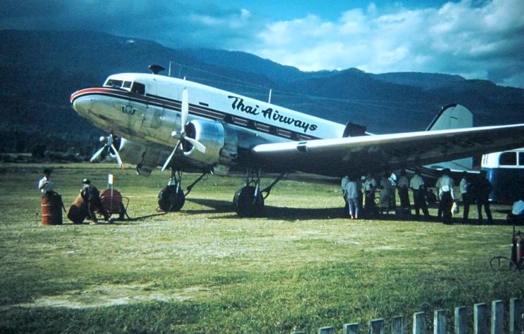 aéroport de chiang mai en 1962