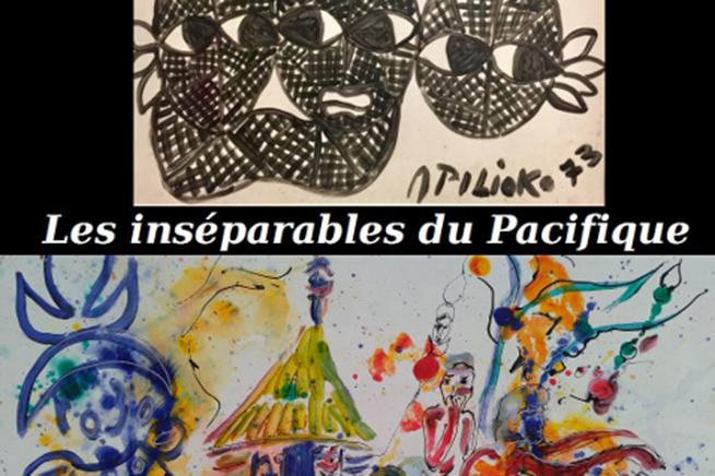 Exposition des artistes Aloï Pilioko et Nicolaï Michoutouchkine à la Galerie Arte Bello de Nouméa