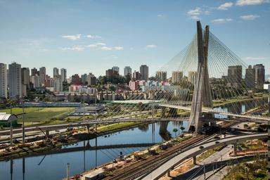 Le pont Octavo Frias Oliveira à São Paulo