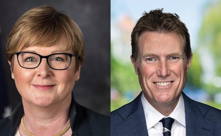 Lina Reynolds et Christian Porter sanctionnés pour des accusations de viol