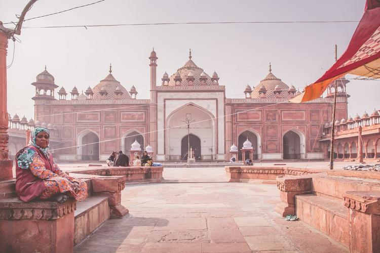 Un monument à la belle architecture indienne