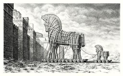 Histoire cheval Troie Légende