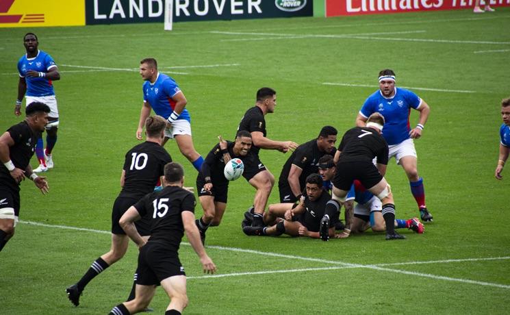 confrontation entre la France et les All Blacks