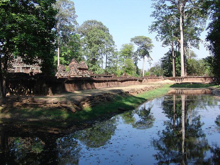 temple de Banthey Srey au Cambodge