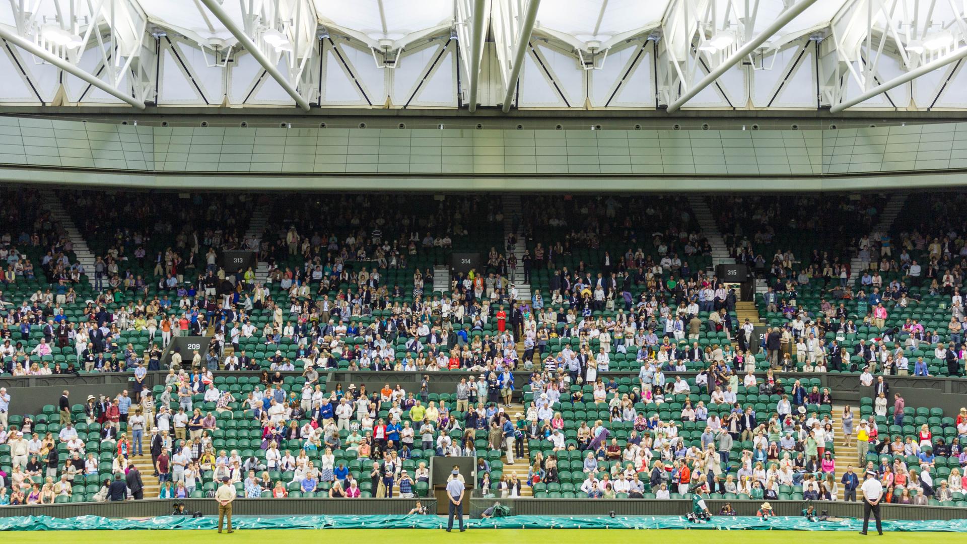 Tribunes du Centre Court de Wimbledon