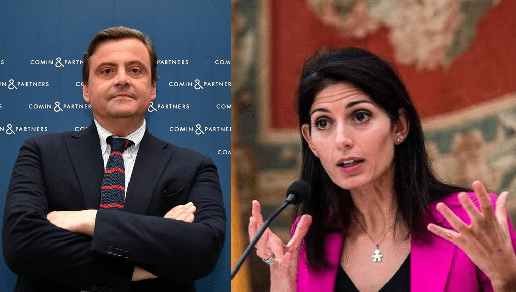 Marco Calenda et Virginia Raggi