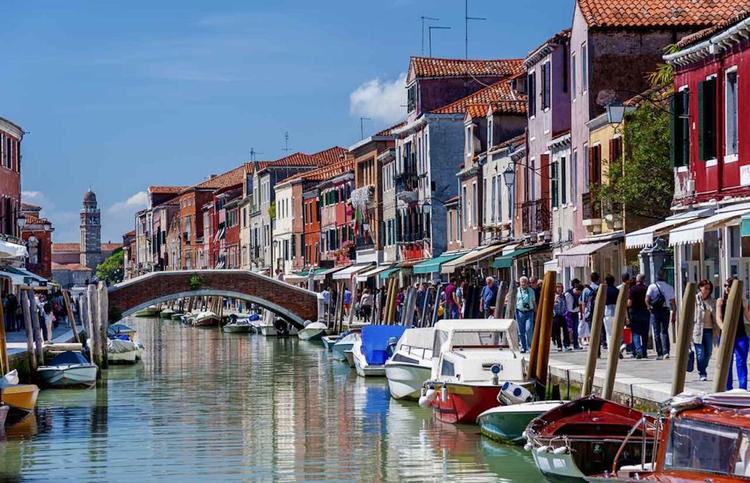 Les berges de Murano, à Venise