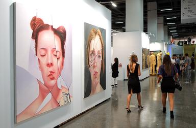 A l'expo contemporary istanbul