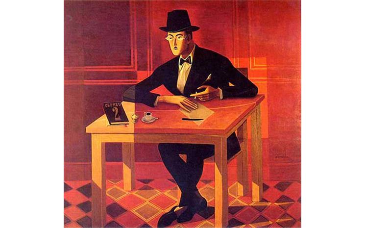 Peinture de Almada Negreiros - Fernando Pessoa