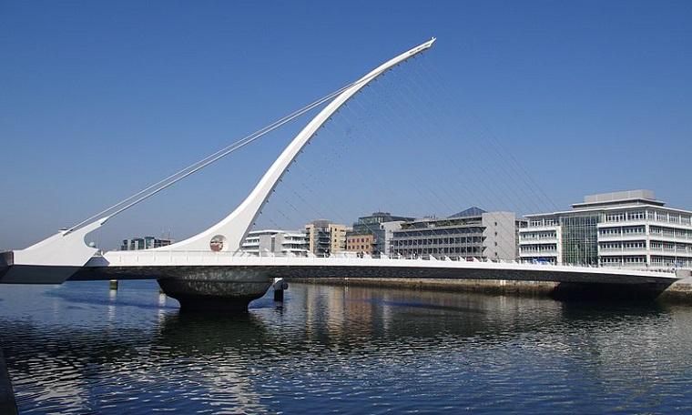 Le pont Samuel Beckett à Dublin