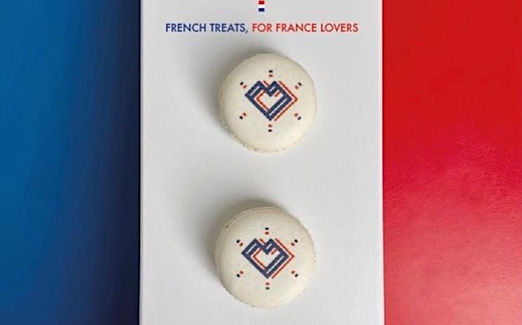 macaron du 14 juillet à Hong Kong