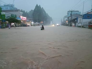 Inondations à Sihanoukville 