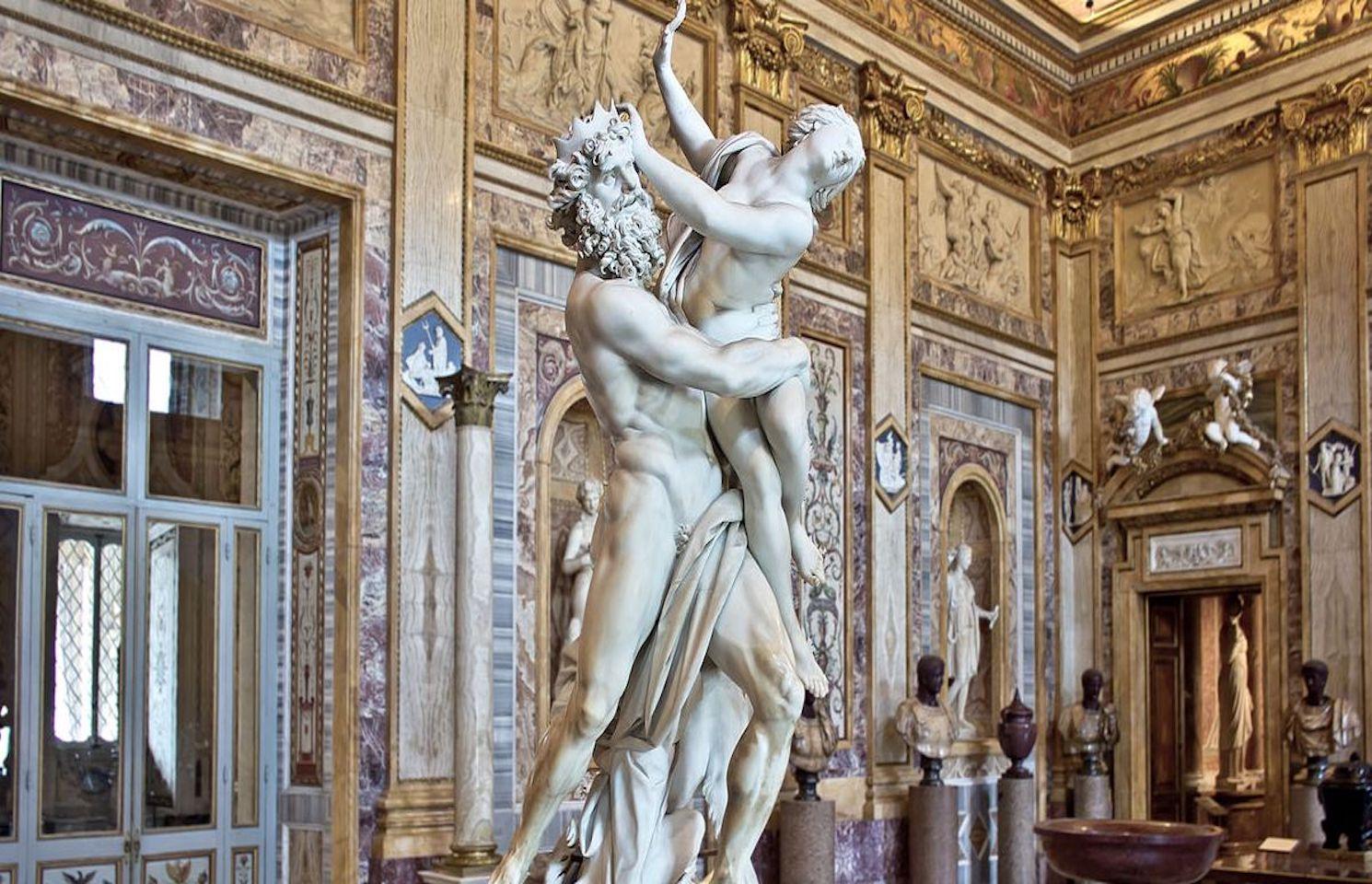 Sculpture du Bernin à la gallerie Borghese