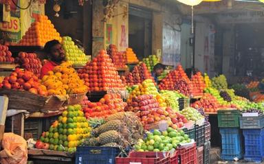 Etal de fruits au Tamil Nadu